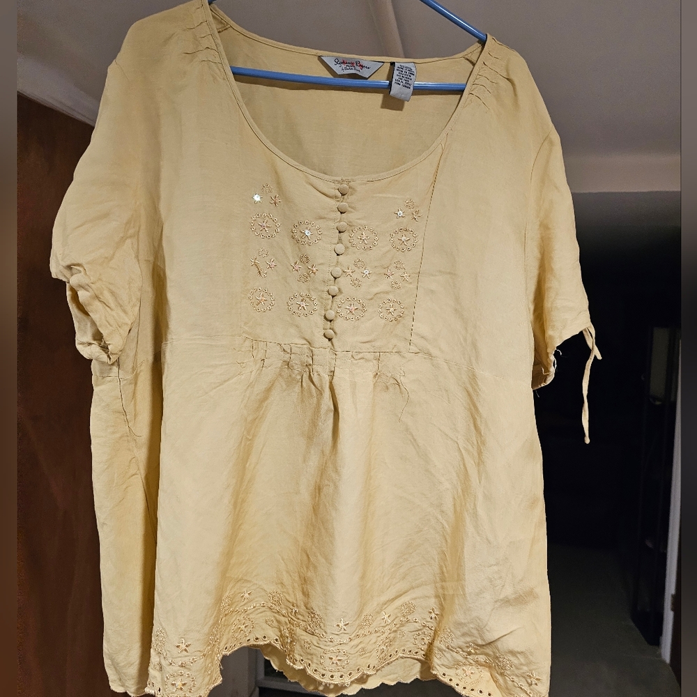 Women's Yellow Top